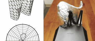 booster son Wi-Fi avec du papier aluminium