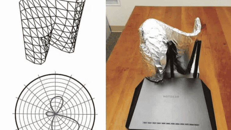 booster son Wi-Fi avec du papier aluminium